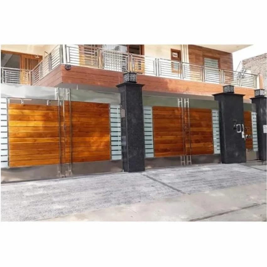 Hinged Stainless Steel Automatic Gate, For Home