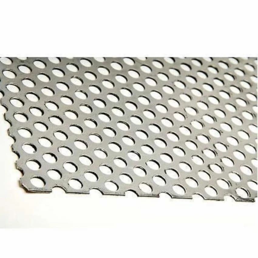 Round Mild Steel Crusher Perforated Sheet, For Industrial, Material Grade: MS/SS