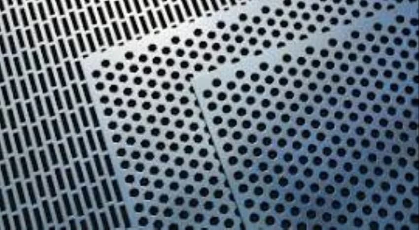 Hot Rolled Rectangular Mild Steel Perforated Sheet, For Industrial