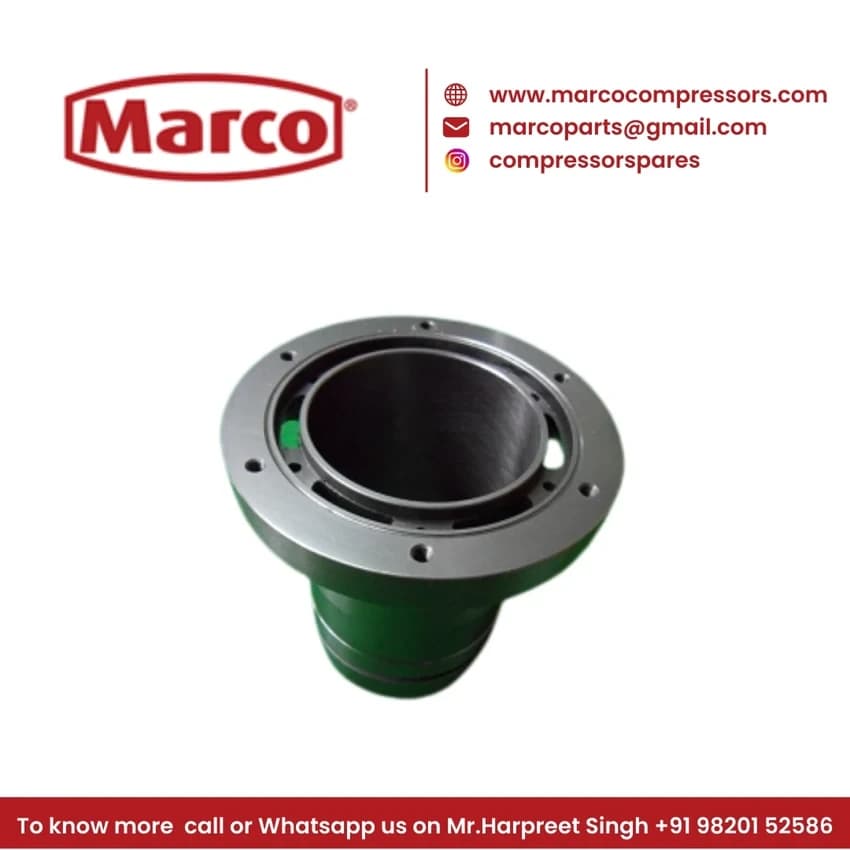 Sabroe Compressor Spares Cylinder Liner, Discharge Valve Assembly, Suction Filter and Guide Ring