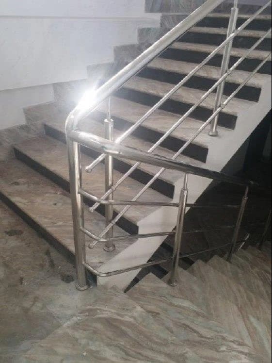 Simple Stainless Steel Grills For Stairs
