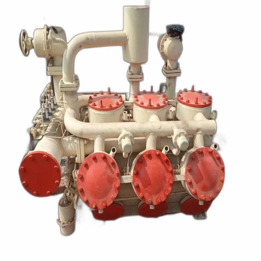 125-150 HP Reciprocating Compressor Double Stage Used Ammonia Compressor, Model Kc-72