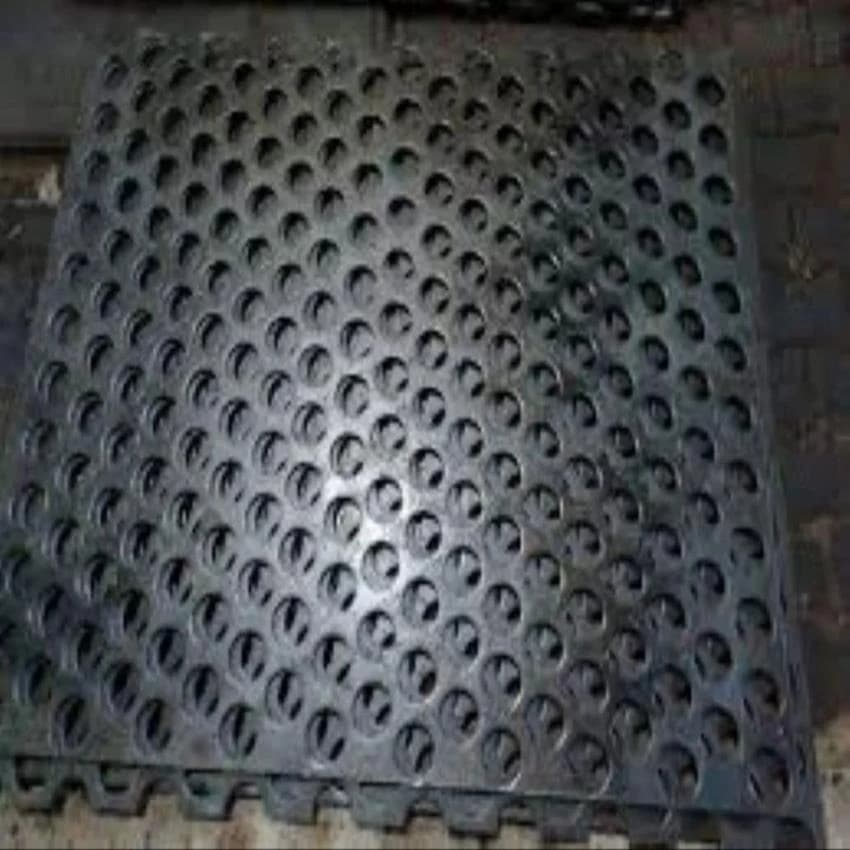 Steel MS Punched Plate Stone Crusher Jali, For Industrial