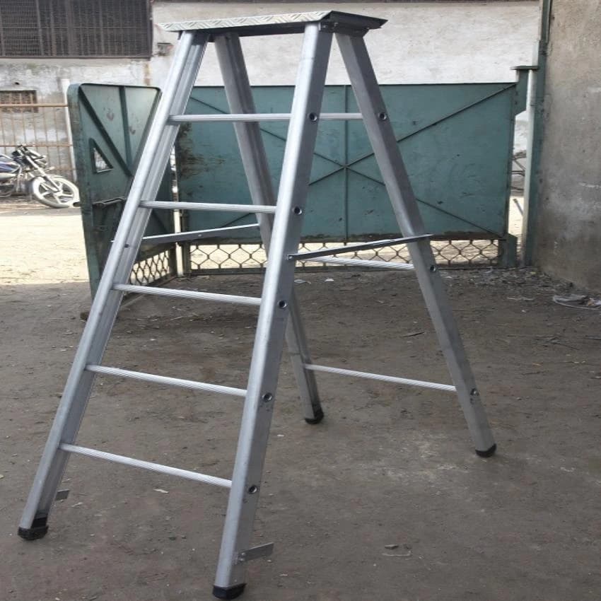 Aluminum Anodise Folding Platform Ladder