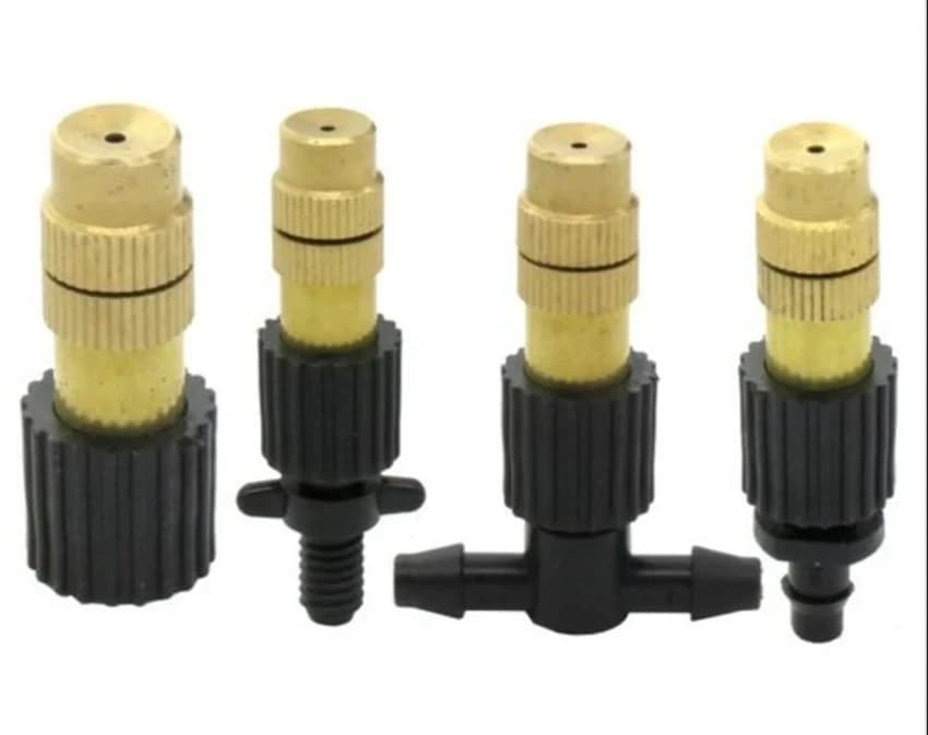 Brass brass,ss & pvc Misting Hollow-Cone Nozzles super 9, 7 To 10 Bar