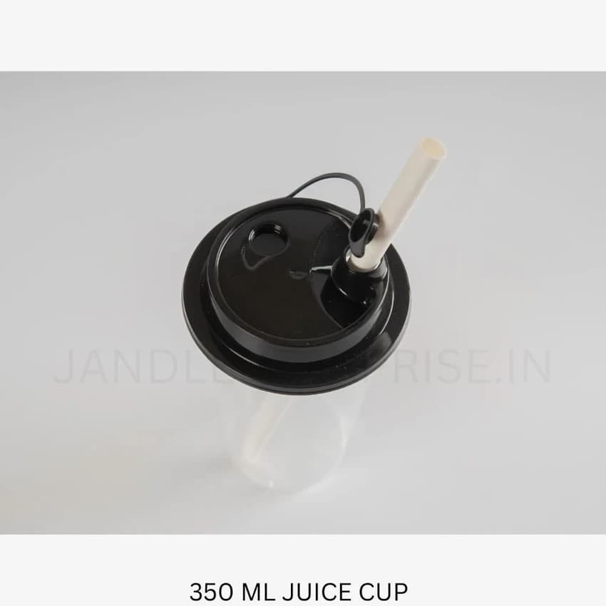 350ml Disposable Plastic Glass With Lid
