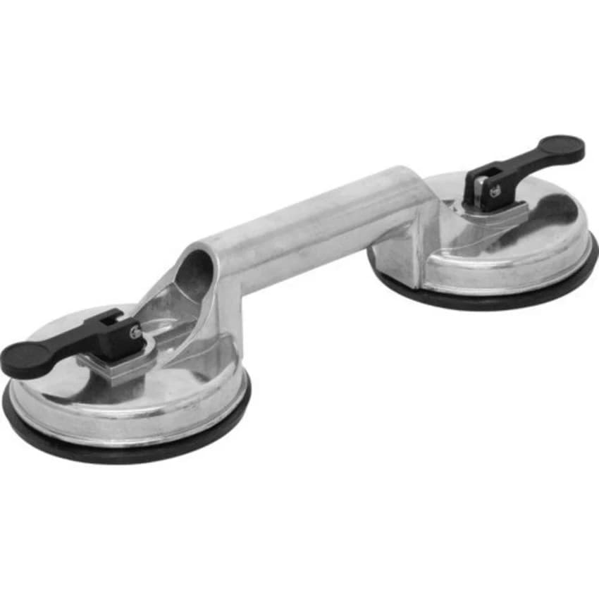 Black Plastic Double Glass Suction