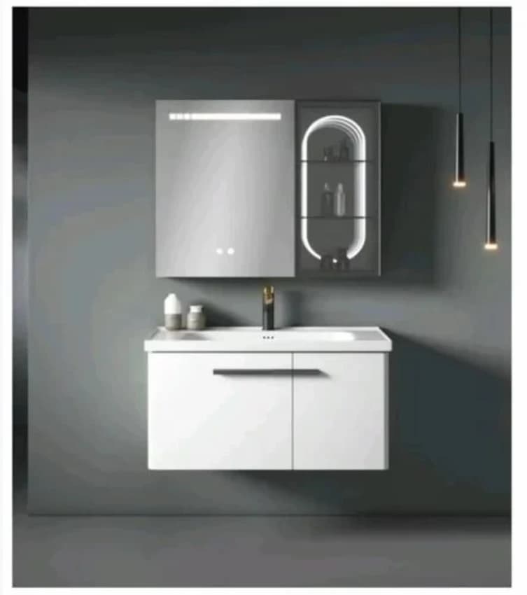 VIVISA 80 CM STEEL BATHROOM CABINETS / VANITIES