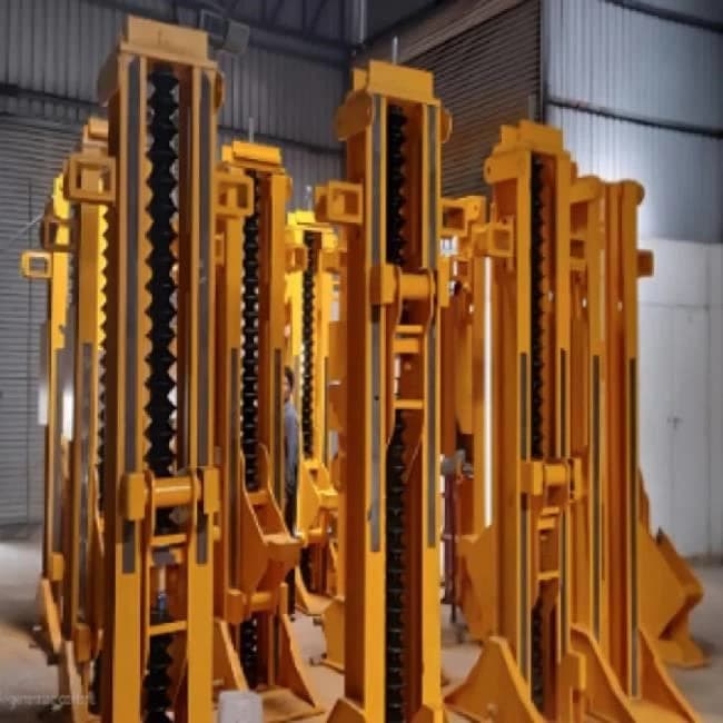 If custom entry allowed Screw Jack machine, Load capacity: 12 ton