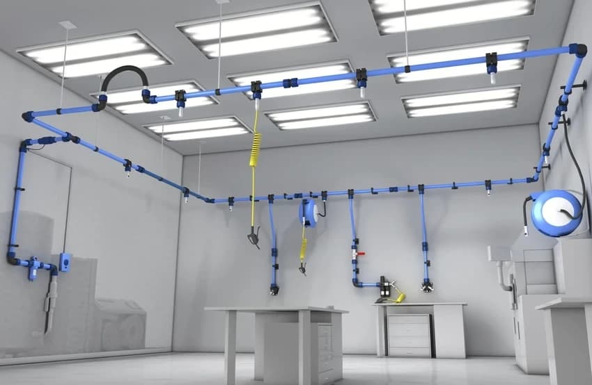 Robust Air Aluminium Piping System