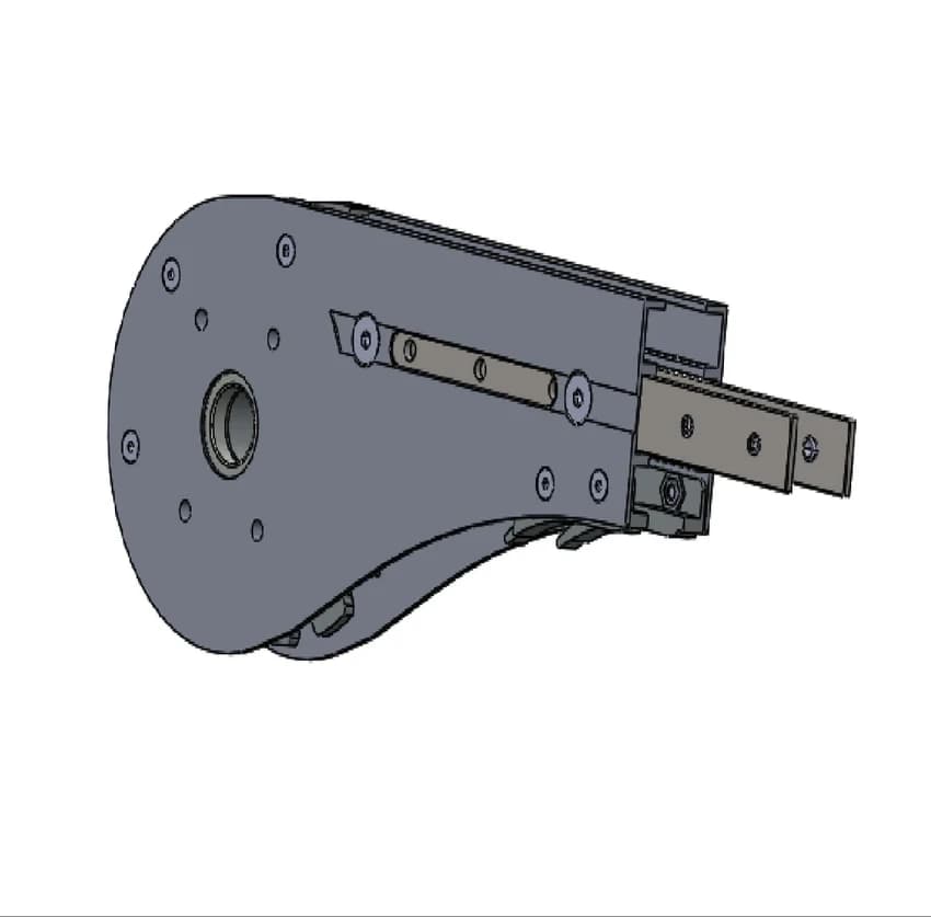 Aluminum Idler Unit 105mm Conveyor