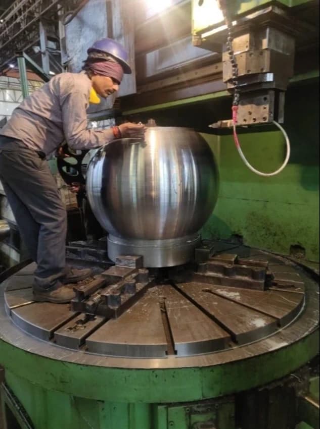 Forge Spherical ball for valve