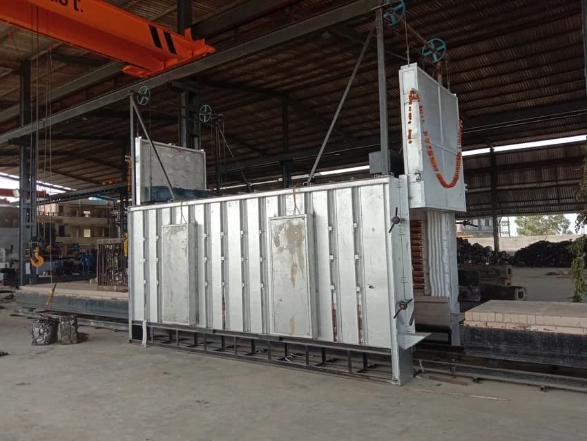 Stainless steel Scrape Heating Double Door & Double Bogie Electric Furnace, more than 1000 Kg
