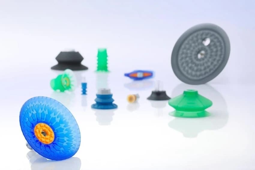 PU Blue Vacuum Suction Cups