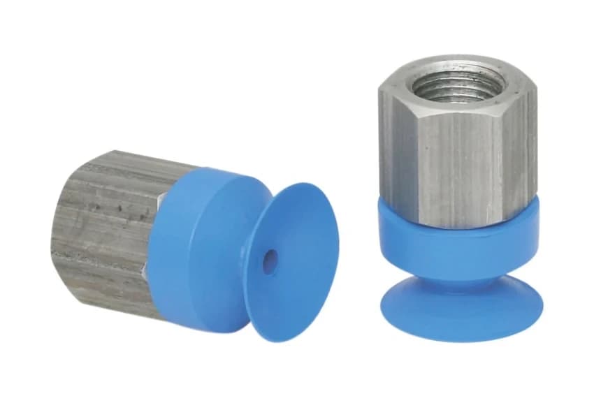 Silicon Blue Flat Suction Cups SGAN, Size: 7-16 mm Dia