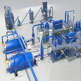 Waste Tyre Recycle Plant