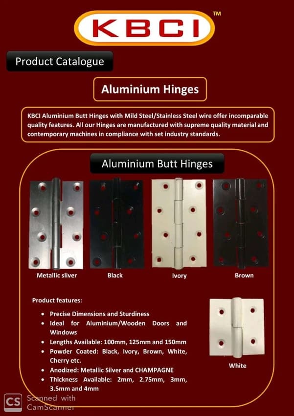 KBCI Aluminium Hardware