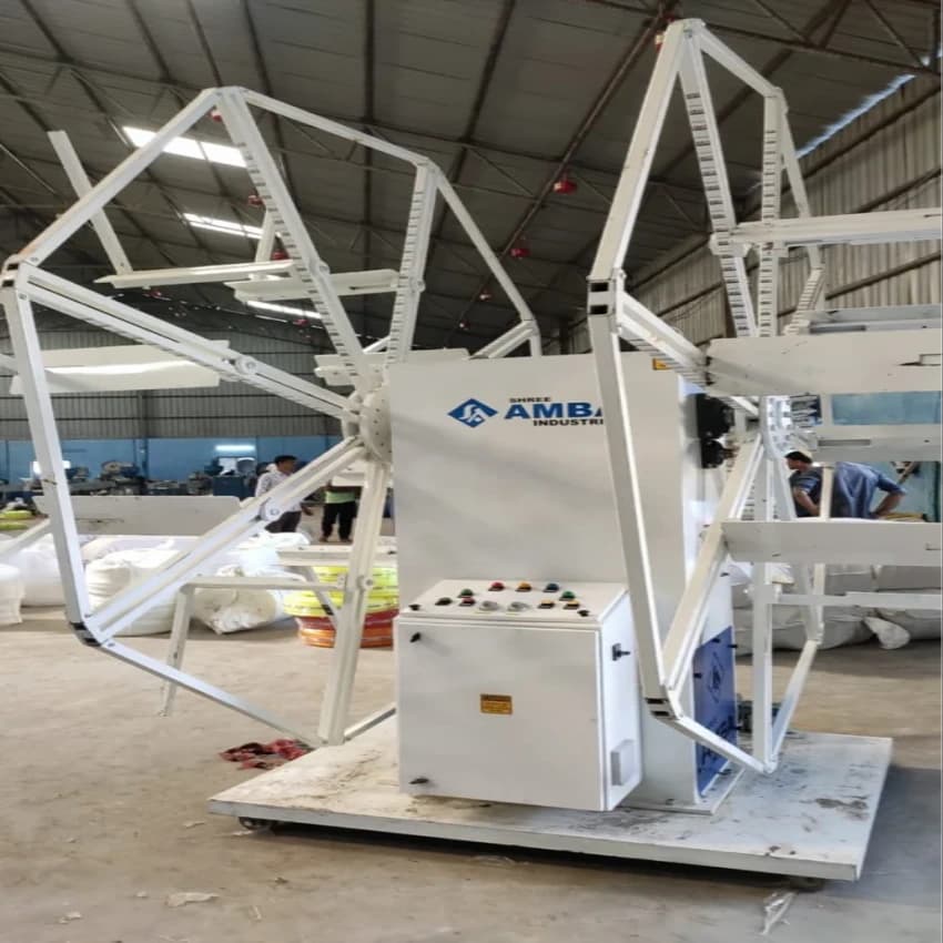 Shree Amba Hdpe Pipe Coiler Machine, Automatic Grade: Semi-Automatic, Capacity: 500-1000 kg/Day