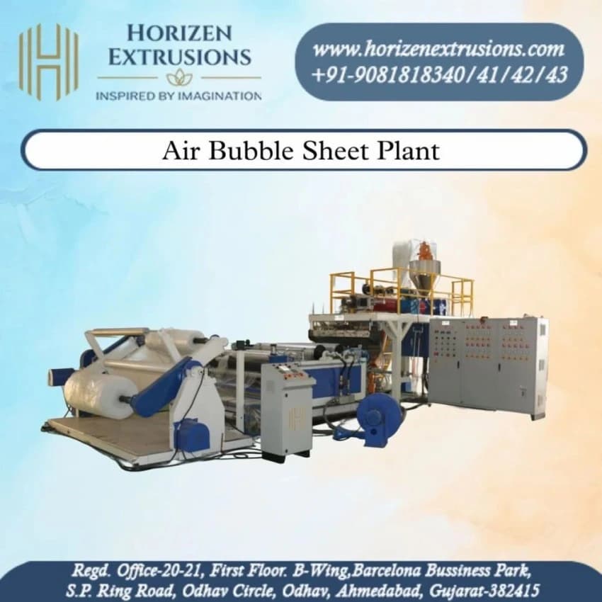 Ldpe Lldpe Air Bubble Film Machine