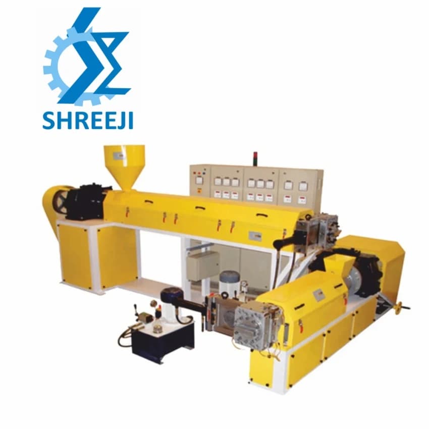 Shreeji Mother Baby Extruder SYN/MBGP/125 AC, Production Capacity: 160 Kg/Hour