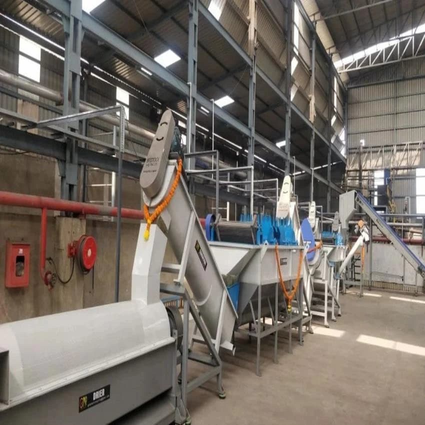 Fully Automatic Double Plastic Recycling Washing Line, Capacity: up to 500 kg/hr
