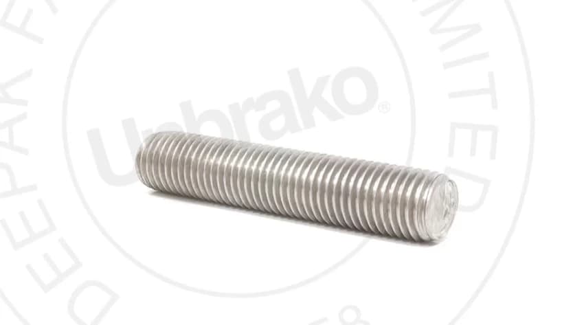 Material: Stainless Steel Polished Unbrako Hot Dip Galvanizing Full Thread, Round, Size: Standard