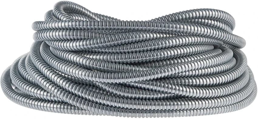 Light Duty GI Flexible Conduit Pipe (12 m Roll)