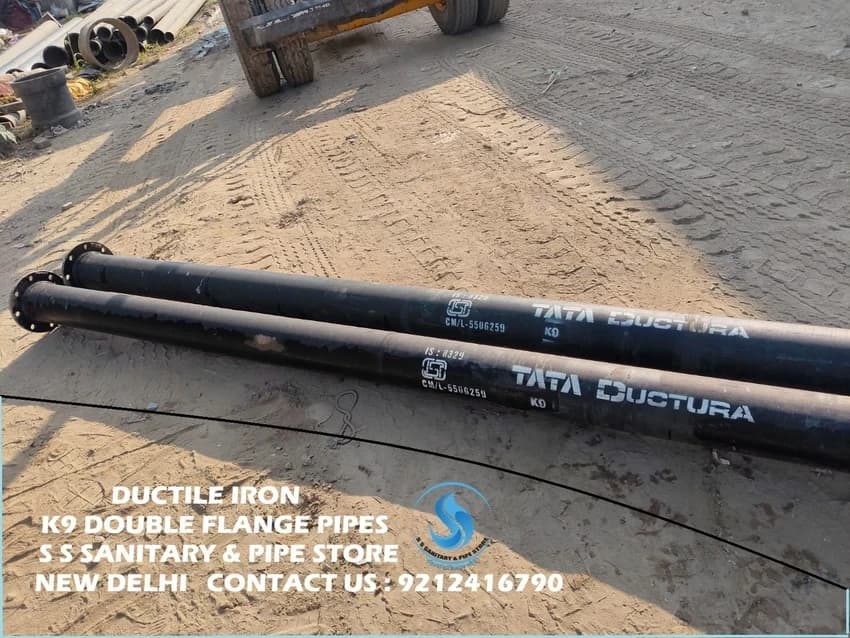 150 MM K9 Ductile Iron Double Flanged Pipe K9 150MM