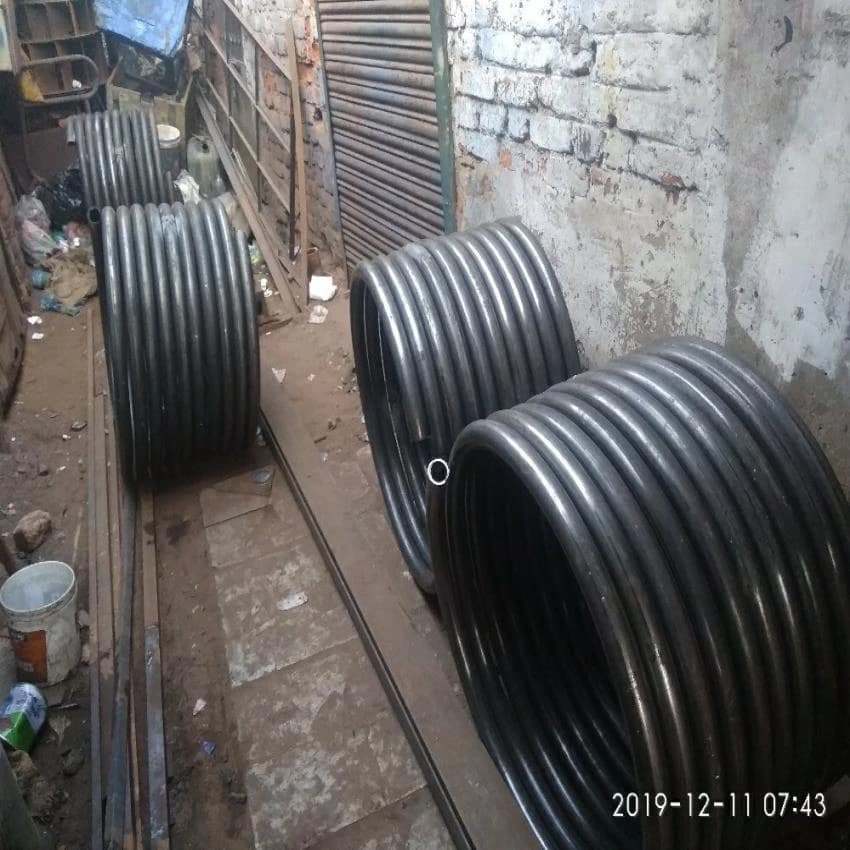 Round Stainless Steel Pipe Coil, For Oil & Gas Industry, 6 meter