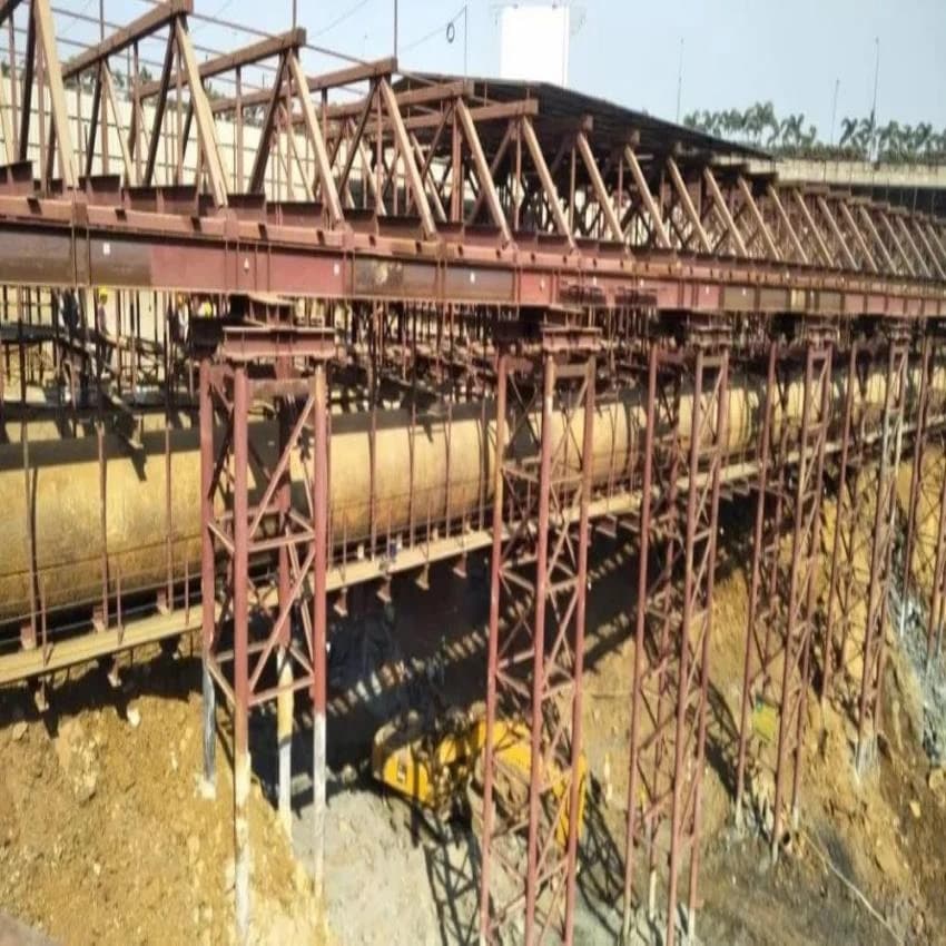 Mild Steel Pipe Line Fabrication, On Site
