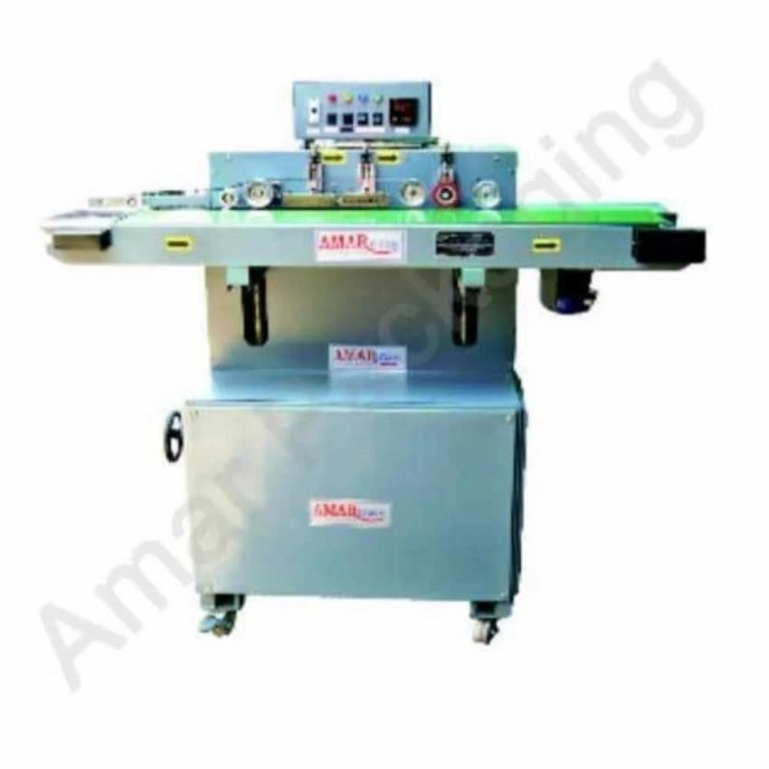 Mild Steel Horizontal Band Sealing Machine, Voltage: 220V