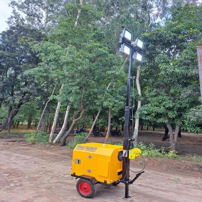 Single-Arm Mobile Tower Light, For Outdoor