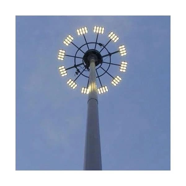 Street Light And Metal Pole