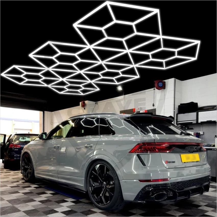 LED Car Detailing Studio Light Matrix Pattern, 200 W