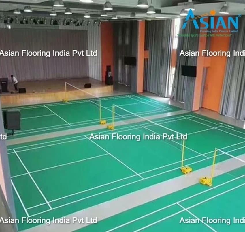 PVC Synthetic Badminton Courts Flooring