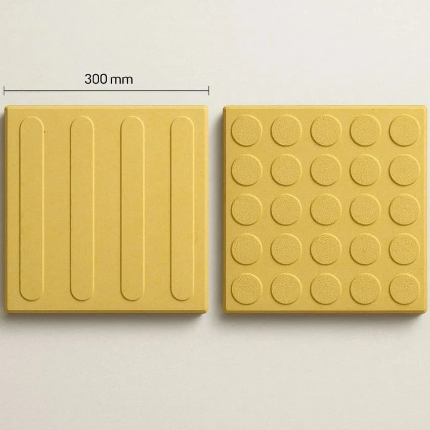 Concrete 30 cm ACC M40 Tectile Yellow 60mm