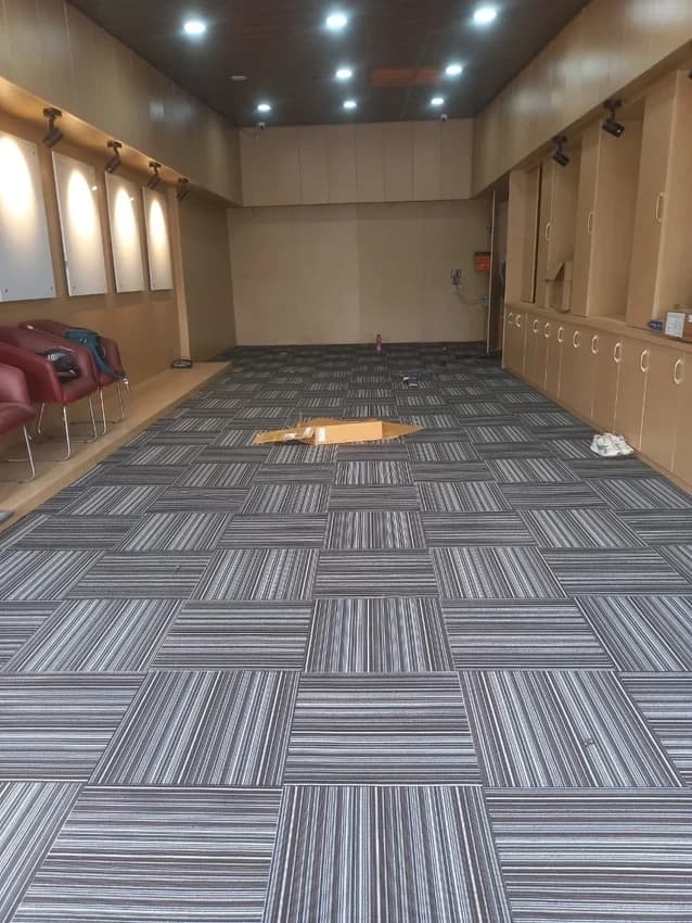 Polypropylene Office Floor Carpet Tile (50x50cm, 6mm)