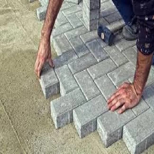 Concrete Cement Interlocking Tiles