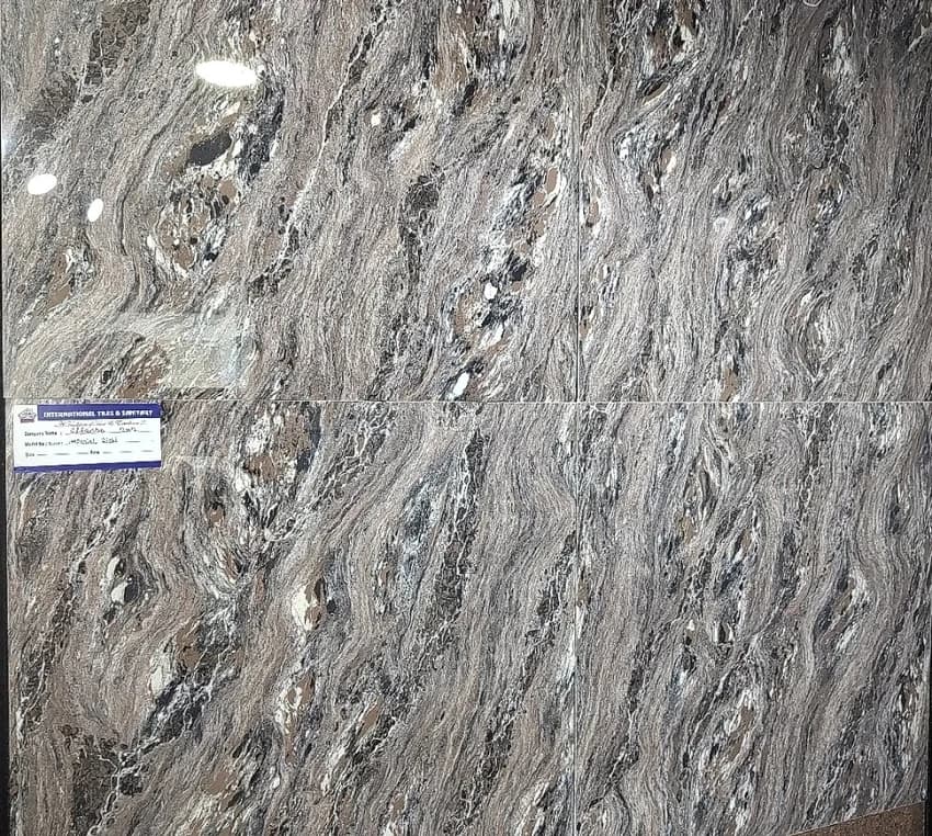 Grey Marble Floor Tile, Size: 600x600 mm, Thickness: 16 mm