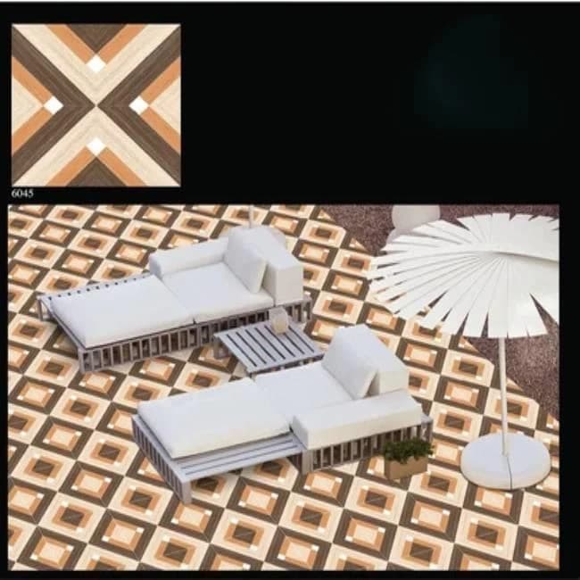 Porcelain Floor Tile Size- (4x4 Feet(1200x1200 mm)