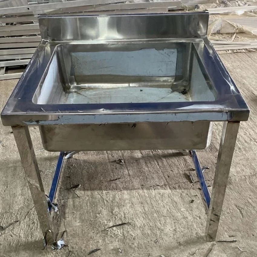 Commercial Stainless Steel Single Bowl Kitchen Sink