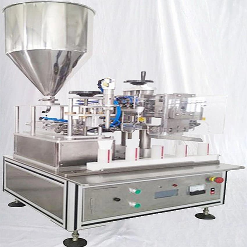 15- 17 Tpm Semi Automatic Tube Filling & Sealing Machine, 220 V