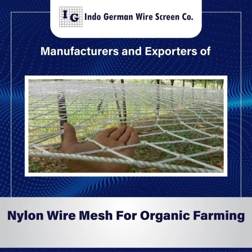 Nylon Wire Mesh For Organic Farming, For Industrial