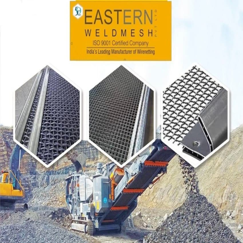 Black Stone Crusher Wire Mesh Screen