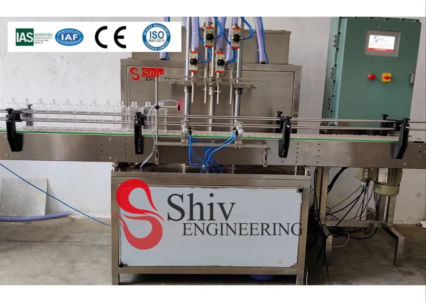 Automatic Liquid Bottle Filling Machine