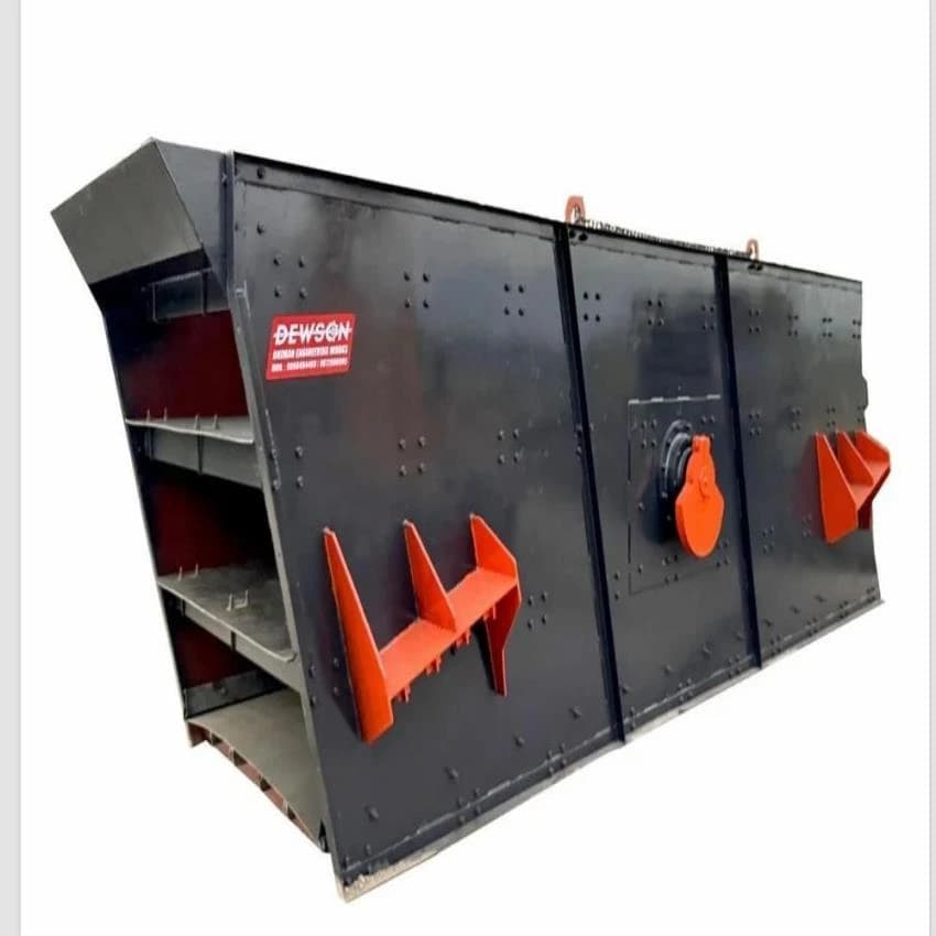 Galvanized Iron Vibrator Screening Machine, Capacity: 10TPH