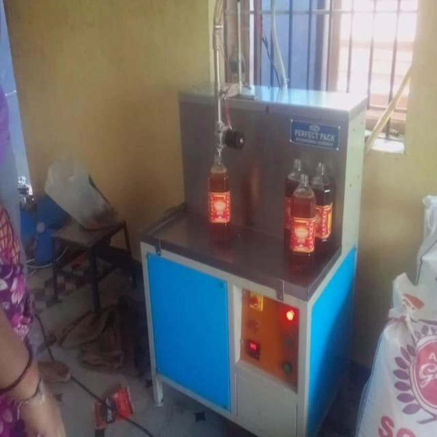 MS or SS Semi Automatic Oil Filling Machine