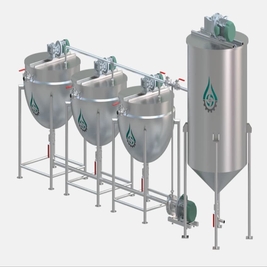 Automatic Ketchup & Sauce Processing Plant, 1000 kg/Hour