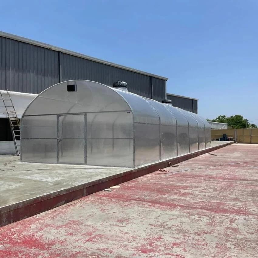 Polycarbonate Tunnel Solar Dryer, Automation Grade: Automatic