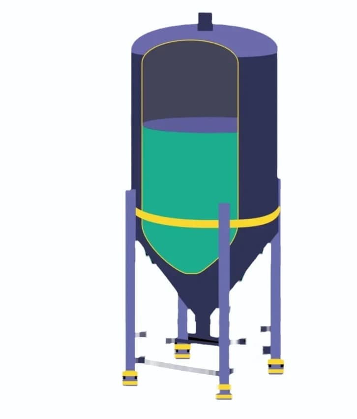 Silo, Platform and Hopper Scales Level Measurement, Weighing capacity: 5 ton, 2000 L